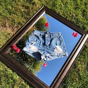 jean shorts from hollister